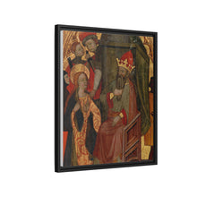 Saint Katherine of Alexandria before the Roman Emperor by Nicolás Solano