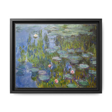 Water Lilies by Claude Monet - Framed Classic Canvas Print - NOMADEN ART GALLERY