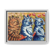 Three cats singing. Gouache by Louis Wain, 1925/1939 - NOMADEN ART GALLERY