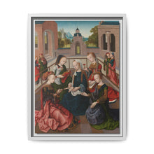 The Virgin and Child with Four Holy Virgins (c. 1495 - c. 1500) by Master of the Virgo inter Virgines - NOMADEN ART GALLERY
