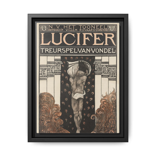 Lucifer Mourning Game: Vintage Theatrical Poster by Richard Roland Holst (1910) - NOMADEN ART GALLERY