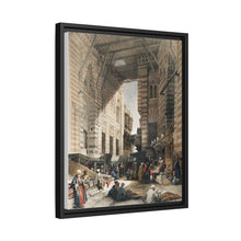 Bazaar of the silk mercers, Cairo illustration by David Roberts (1796–1864)