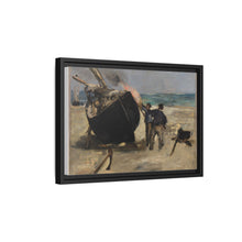 Tarring the Boat (Le Bateau goudronné) de Édouard Manet