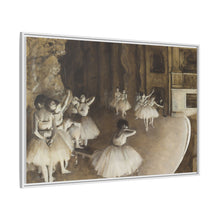 Ballet Rehearsal on Stage (1874) by Edgar Degas