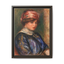 Young Woman in Blue, Bust (Jeune femme en corsage bleu, buste) (1911) by Pierre-Auguste Renoir - NOMADEN ART GALLERY
