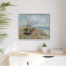 Vincent van Gogh's Fishing Boats on the Beach at Saintes-Maries (1888) - NOMADEN ART GALLERY
