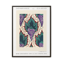 Grape pattern Art Nouveau pochoir print in oriental style. Original from our own 1914 edition of Samarkande - NOMADEN ART GALLERY