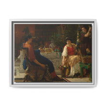 Preparations for the Festivities (The Floral Wreath) (1866) by Sir Lawrence Alma Tadema - NOMADEN ART GALLERY