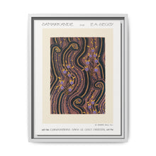Art Deco Flower pattern pochoir print in oriental style - NOMADEN ART GALLERY