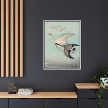 Great geese in flight (1925 - 1936) by Ohara Koson