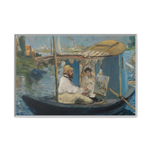 Monet in his Boat (c. 1874) by Edouard Manet - NOMADEN ART GALLERY