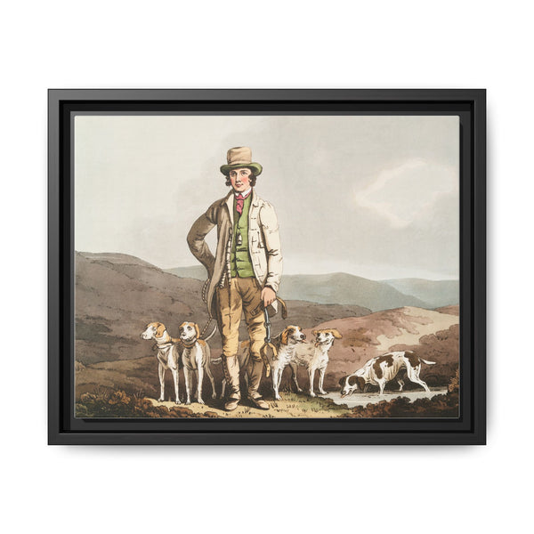 Illustration of the dog breaker from The Costume of Yorkshire (1814) by George Walker - NOMADEN ART GALLERY