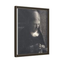 The Artist’s Mother Doing Embroidery (ca. 1882–1883) by Georges Seurat.