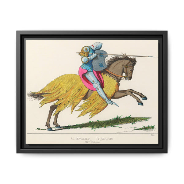 French Knight, 14th Century: Vintage Equestrian Art by Paul Mercuri (1860) - NOMADEN ART GALLERY