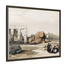 Fragment of the Great Colossi at the Memnonium Thebes illustration by David Roberts (1796–1864)