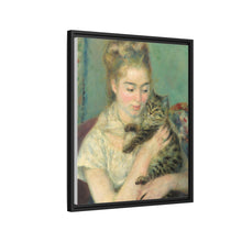 La mujer con el gato de Pierre-Auguste Renoir (c. 1875)