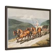 Illustration of the east riding or wolds waggon from The Costume of Yorkshire (1814) by George Walker