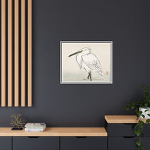Snowy egret by Kōno Bairei (1844-1895)