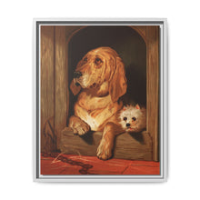 Dignity and Impudence by Sir Edwin Landseer (1877), Landseer’s dog painting of a bloodhound and a terrier - NOMADEN ART GALLERY