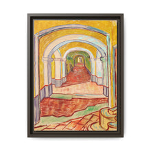 Corridor in the Asylum (1889) by Vincent Van Gogh - NOMADEN ART GALLERY
