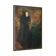 Lady in Black by Edvard Munch - NOMADEN ART GALLERY