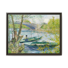 Fishing in Spring, the Pont de Clichy (Asnières) (1887) by Vincent Van Gogh - NOMADEN ART GALLERY
