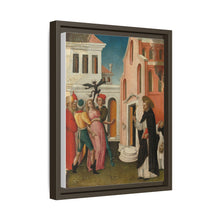 Saint Peter Martyr Exorcizing a Woman Possessed by a Devil by Antonio Vivarini