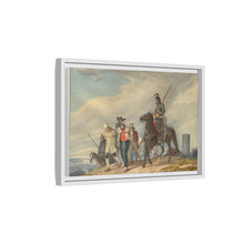 Three Armed Riders Escorting Prisoners near Reims (1825) by Peter von Hess