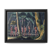 Puri Indians by the Paraiba river, Brazil. Coloured aquatint by P. Fumagalli, ca. 1821, after M. Zu Wied-Neuwied. - NOMADEN ART GALLERY
