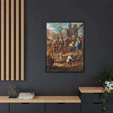 The Adoration of the Kings with Viceroy Pedro de Castro y Figueroa, Duke of La Conquista (La adoracion de los reyes con el virrey Pedro de Castro y Figueroa, duque de la Conquista) by Nicolas Enriquez.
