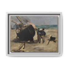 Tarring the Boat (Le Bateau goudronné) by Édouard Manet - NOMADEN ART GALLERY