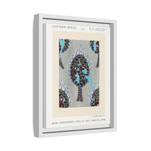 Estampado pochoir con estampado de pájaros Art Nouveau en estilo oriental