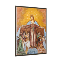 Fresco of Virgin-of-Mercy on the northern wall of the subsidiary church Saint Anna in Saager