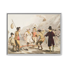 Illustration of the fool plough from The Costume of Yorkshire (1814) by George Walker - NOMADEN ART GALLERY