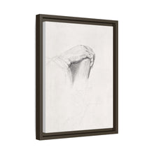 La mano de Poussin, según Ingres (ca. 1875-1877) de Georges Seurat