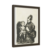 Nodriza con niño / La madre y el niño que llora (1902) de Edvard Munch. 