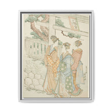 Visitors to the Hachiman shrine by Katsushika Hokusai - NOMADEN ART GALLERY