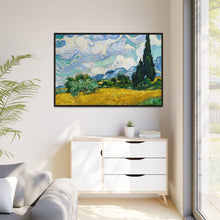 Vincent Van Gogh's Wheat Field with Cypresses (1889). Famous painting, original from the MET Museum - NOMADEN ART GALLERY
