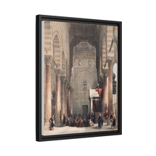 Interior of the mosque of the Metwalys (Metwalis) illustration by David Roberts (1796–1864)