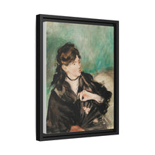 Retrato de Berthe Morisot con un abanico (1874) de Édouard Manet.