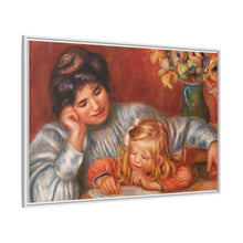 Lección de escritura (La Leçon d'écriture) (1905) de Pierre-Auguste Renoir. 
