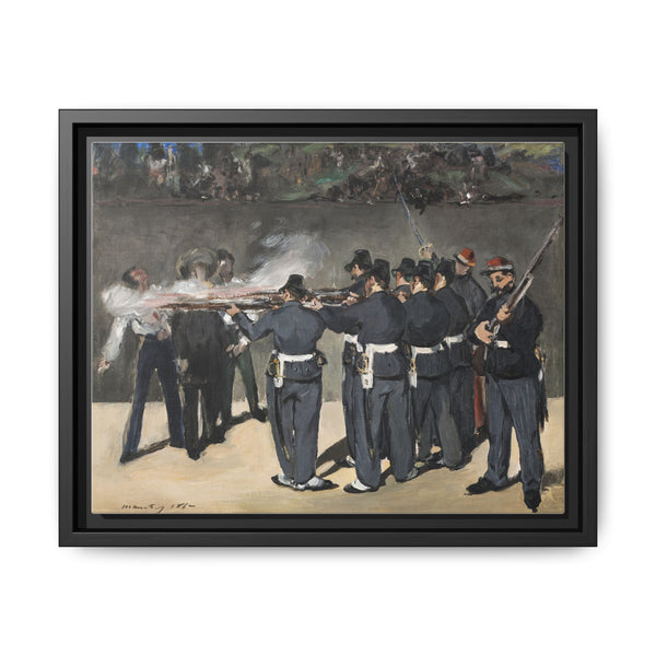 The Execution of Emperor Maximilian (1867) by Edouard Manet - NOMADEN ART GALLERY
