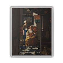 The Love Letter (ca. 1669 –1670) by Johannes Vermeer - NOMADEN ART GALLERY