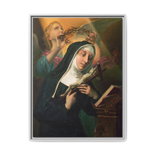 Female Saint Holding Crucifix with Crown of Thorns - NOMADEN ART GALLERY