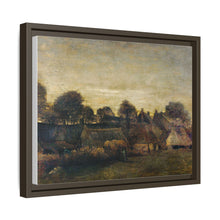 Farming Village at Twilight (1884) by Vincent Van Gogh. Original from The Rijksmuseum. - NOMADEN ART GALLERY