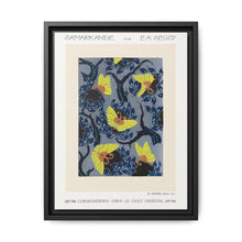 Butterfly pochoir pattern in Art Nouveau oriental style - NOMADEN ART GALLERY
