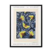 Butterfly pochoir pattern in Art Nouveau oriental style - NOMADEN ART GALLERY