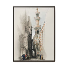 The minaret of the Mosque The Rhamree illustration by David Roberts (1796–1864). - NOMADEN ART GALLERY