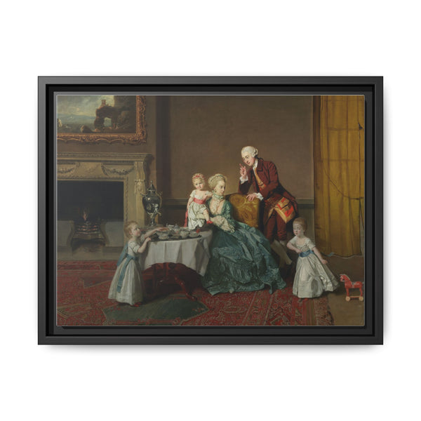 John, Fourteenth Lord Willoughby de Broke, and His Family by Johann Zoffany - NOMADEN ART GALLERY