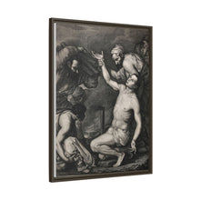 The martyrdom of Saint Laurence of Rome. Etching after J. Ribera.